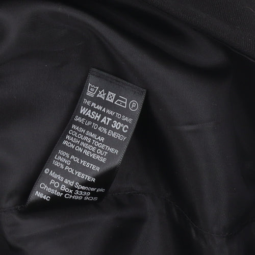 Marks and Spencer Black Sheath Dress Size 10 Women