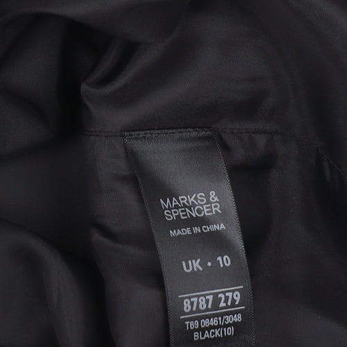 Marks and Spencer Black Sheath Dress Size 10 Women