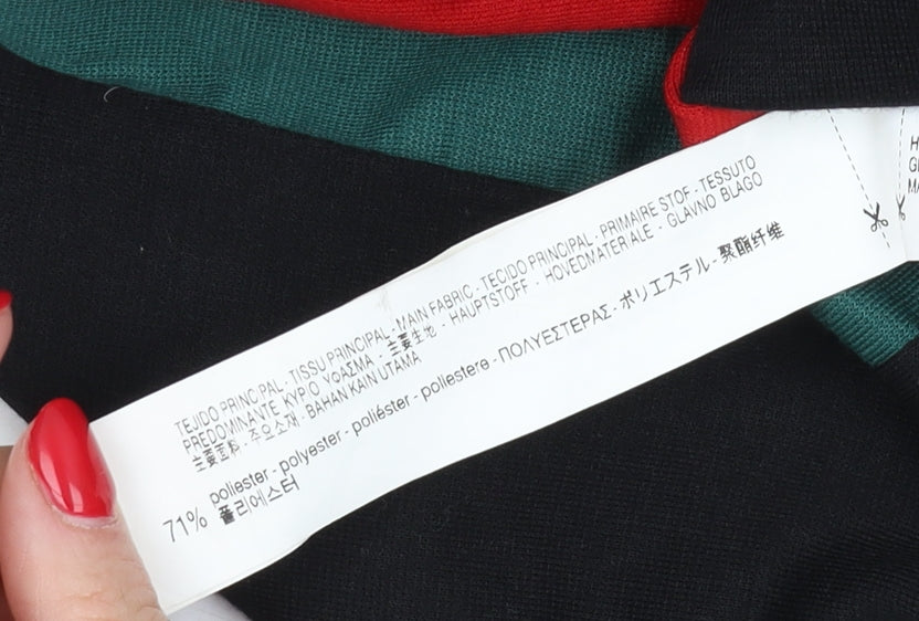 Zara Women's Black Bodycon Midi Dress Size S