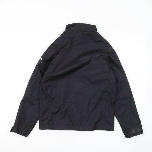 Slazenger Boys Black Basic Jacket 9-10 Years Full Zip