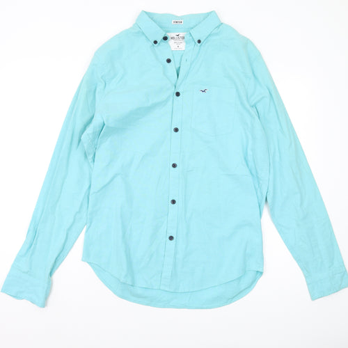 Hollister Men's Blue Button-Up Shirt M - New