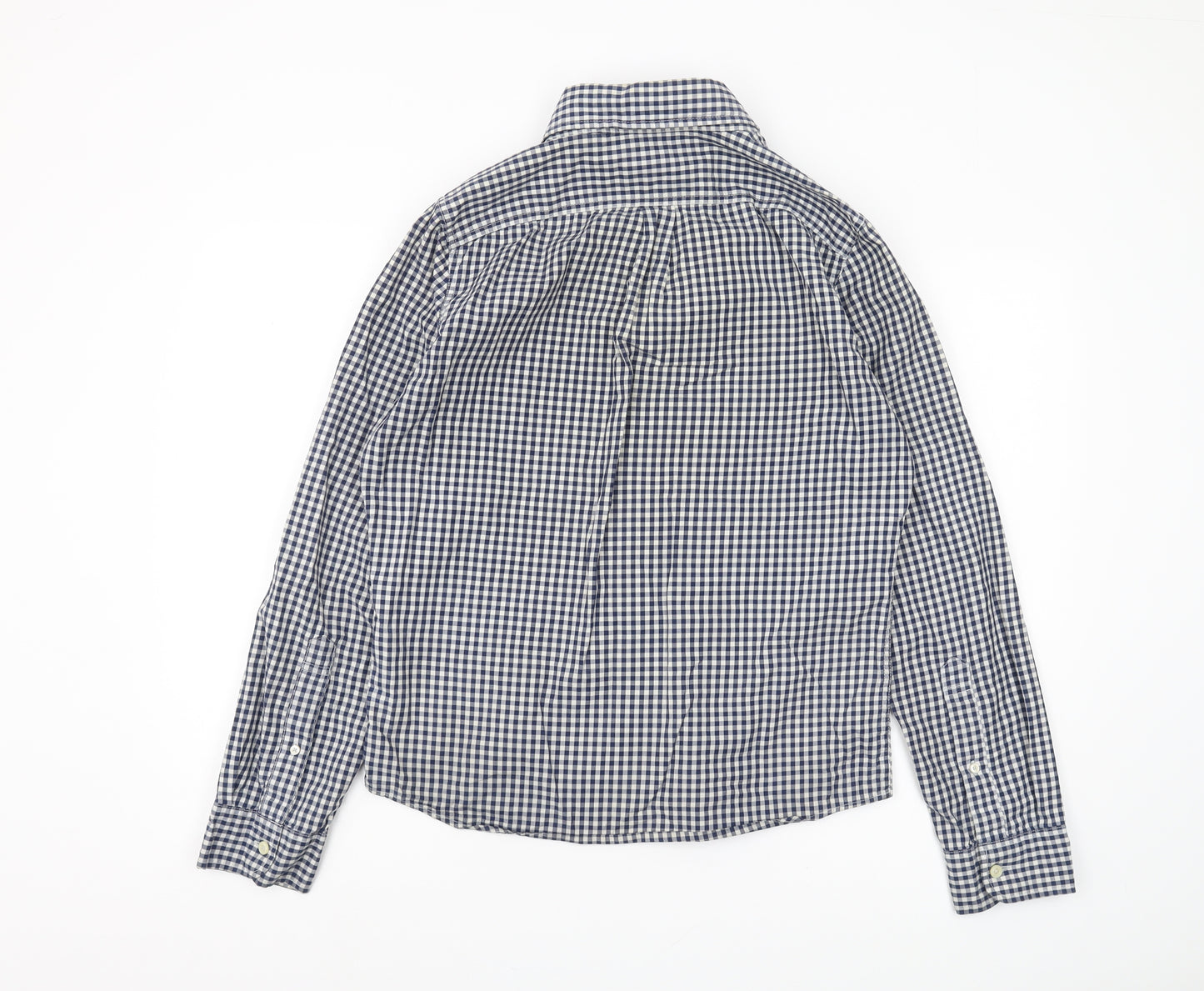 Abercrombie & Fitch Men's Blue M Check Button-Up Shirt