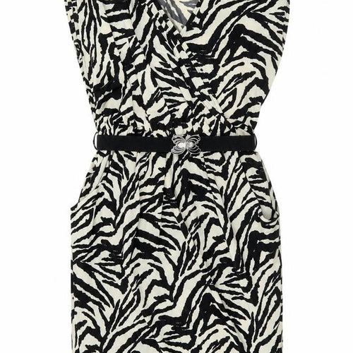 Dorothy Perkins Women's Black Animal Print Wrap Dress