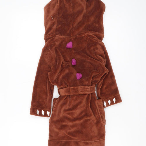 Joules Gruffalo Boys Brown Fleece Hooded Robe 3-4 Years