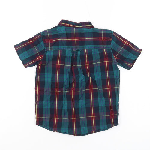Lyle & Scott Boys Multicoloured Plaid Button-Up Shirt 4-5 Years