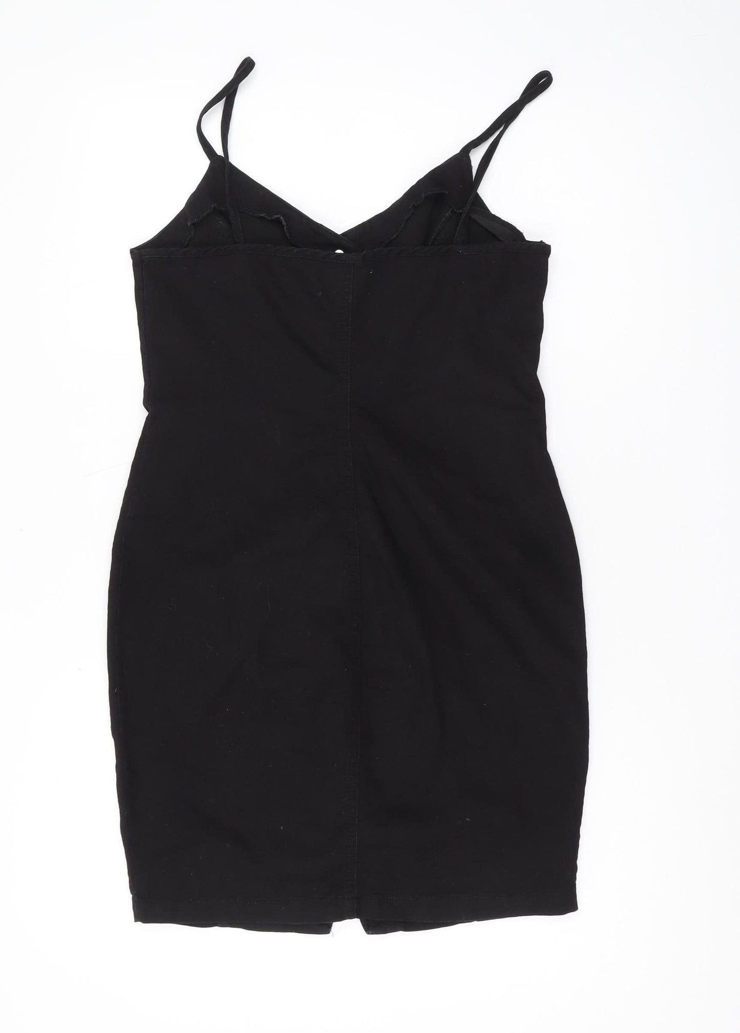 New Look Women's Black Pinafore Dress, Size 14