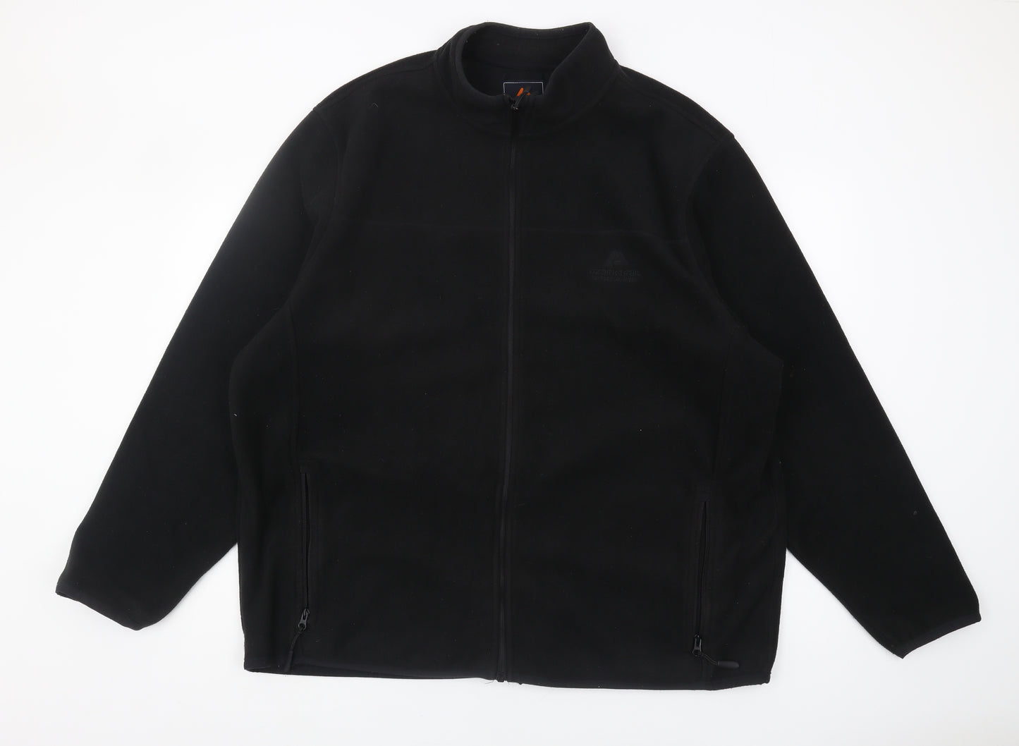 Ozark Trail Men's 3XL Black Fleece Jacket, Casual