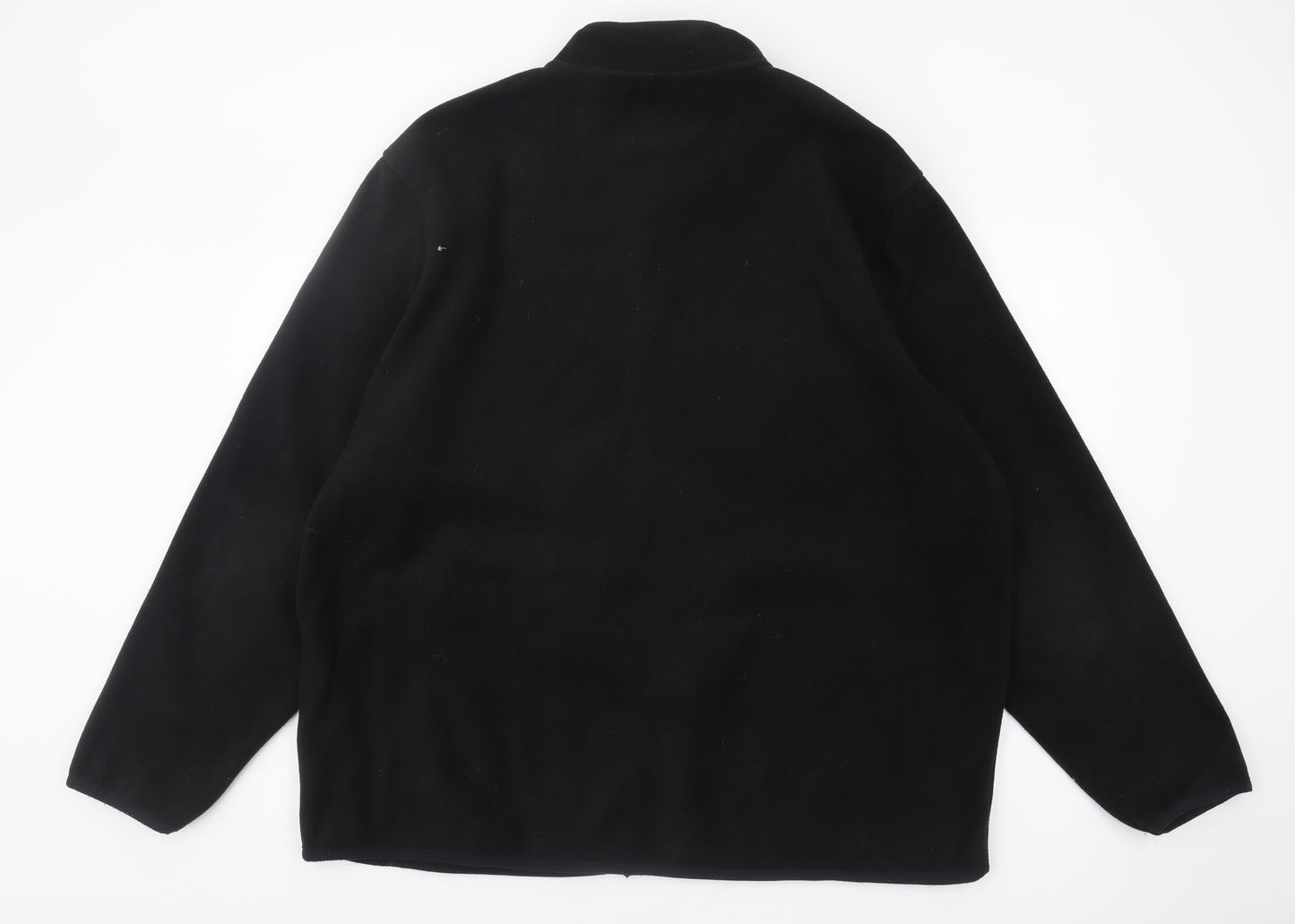 Ozark Trail Men's 3XL Black Fleece Jacket, Casual
