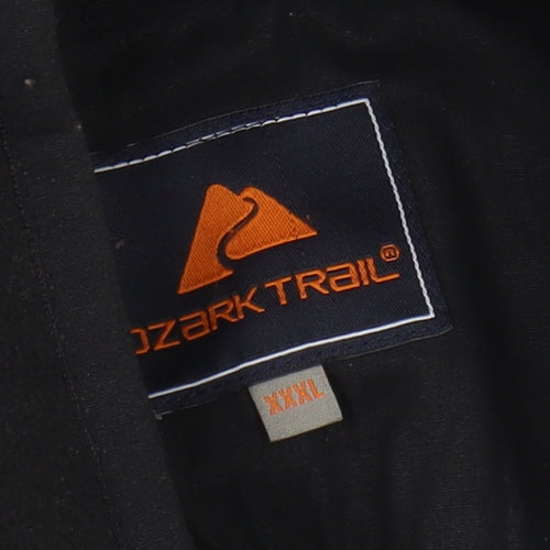 Ozark Trail Men's 3XL Black Fleece Jacket, Casual