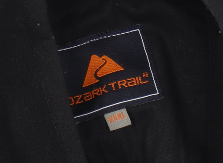 Ozark Trail Men's 3XL Black Fleece Jacket, Casual