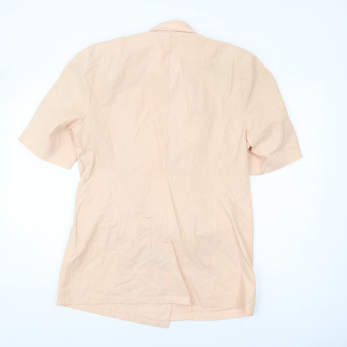 C&A Women's Beige Blazer Size 10 - Stylish Workwear