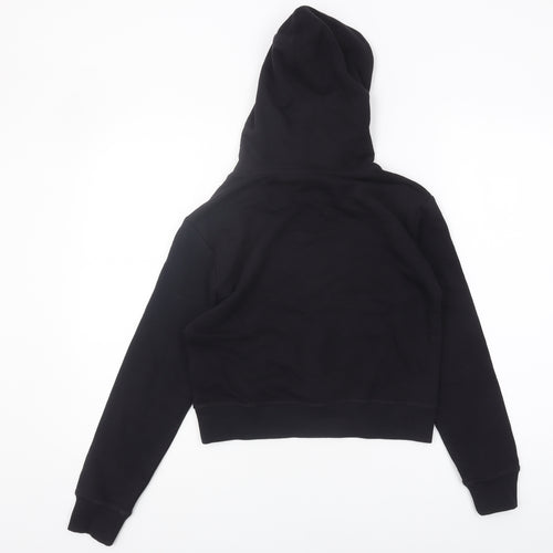 Champion Girls Black Pullover Hoodie - Large Logo Casual