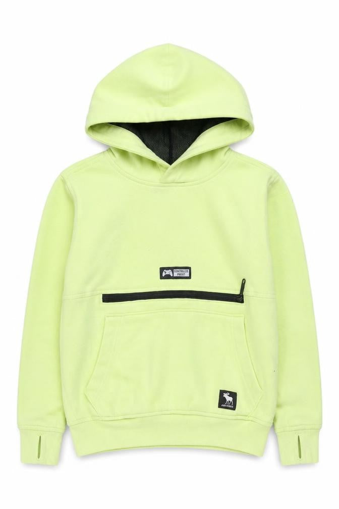 Abercrombie Kids Boys Green Pullover Hoodie 7-8 Years