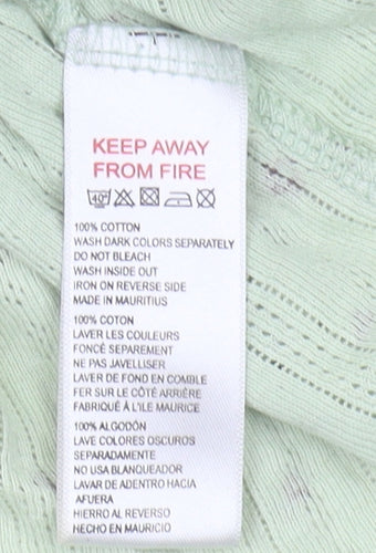 Women's Urban Outfitters Green Floral Short Sleeve T-Shirt