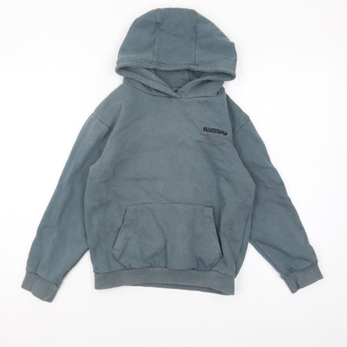 Firetrap Boys Green Pullover Hoodie, 9-10 Years, Casual Essential