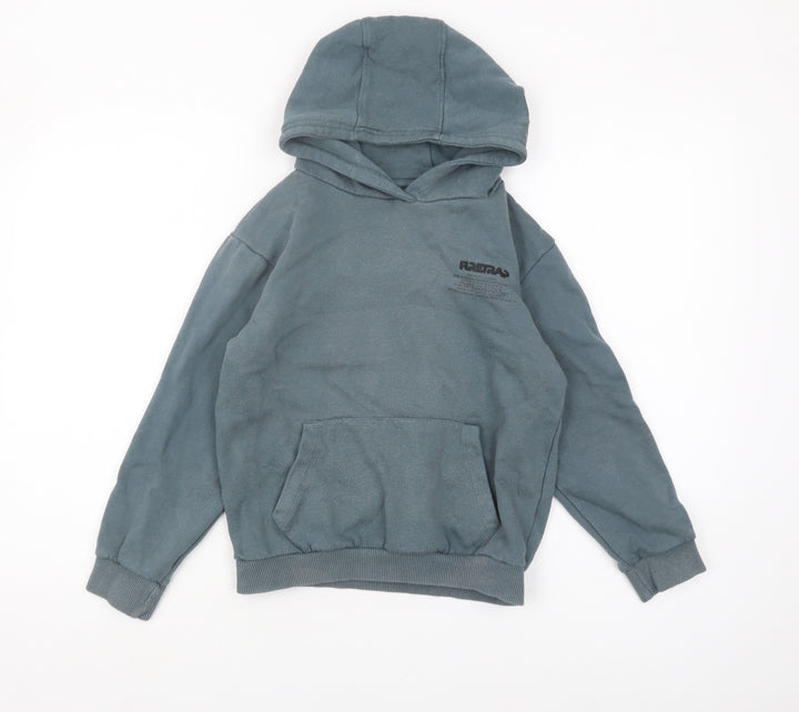 Firetrap Boys Green Pullover Hoodie, 9-10 Years, Casual Essential