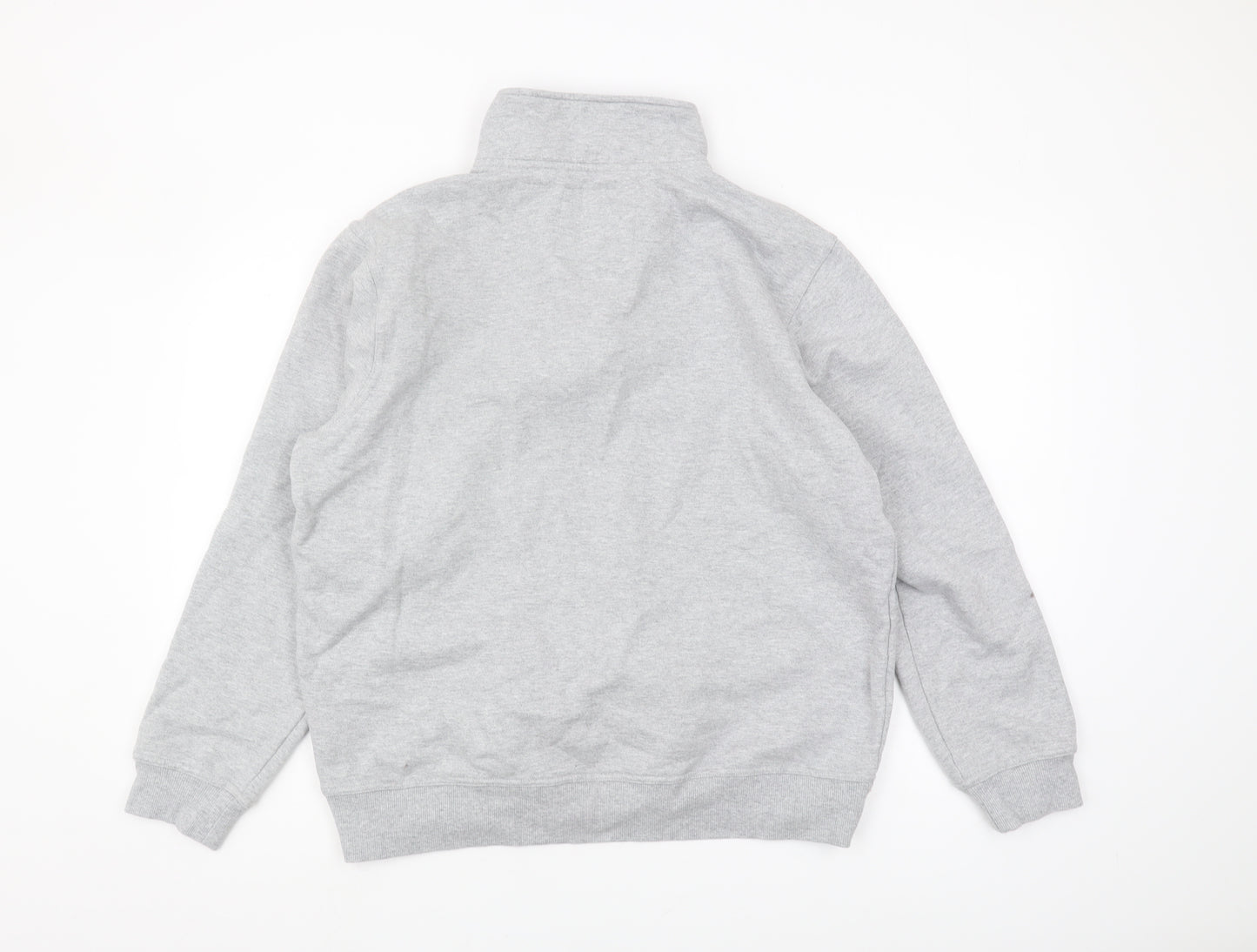 Crew Clothing Company Men's Grey XL 1/2 Zip Sweatshirt