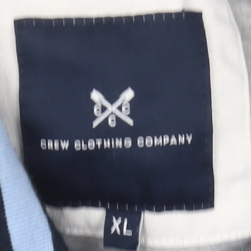 Crew Clothing Company Men's Grey XL 1/2 Zip Sweatshirt