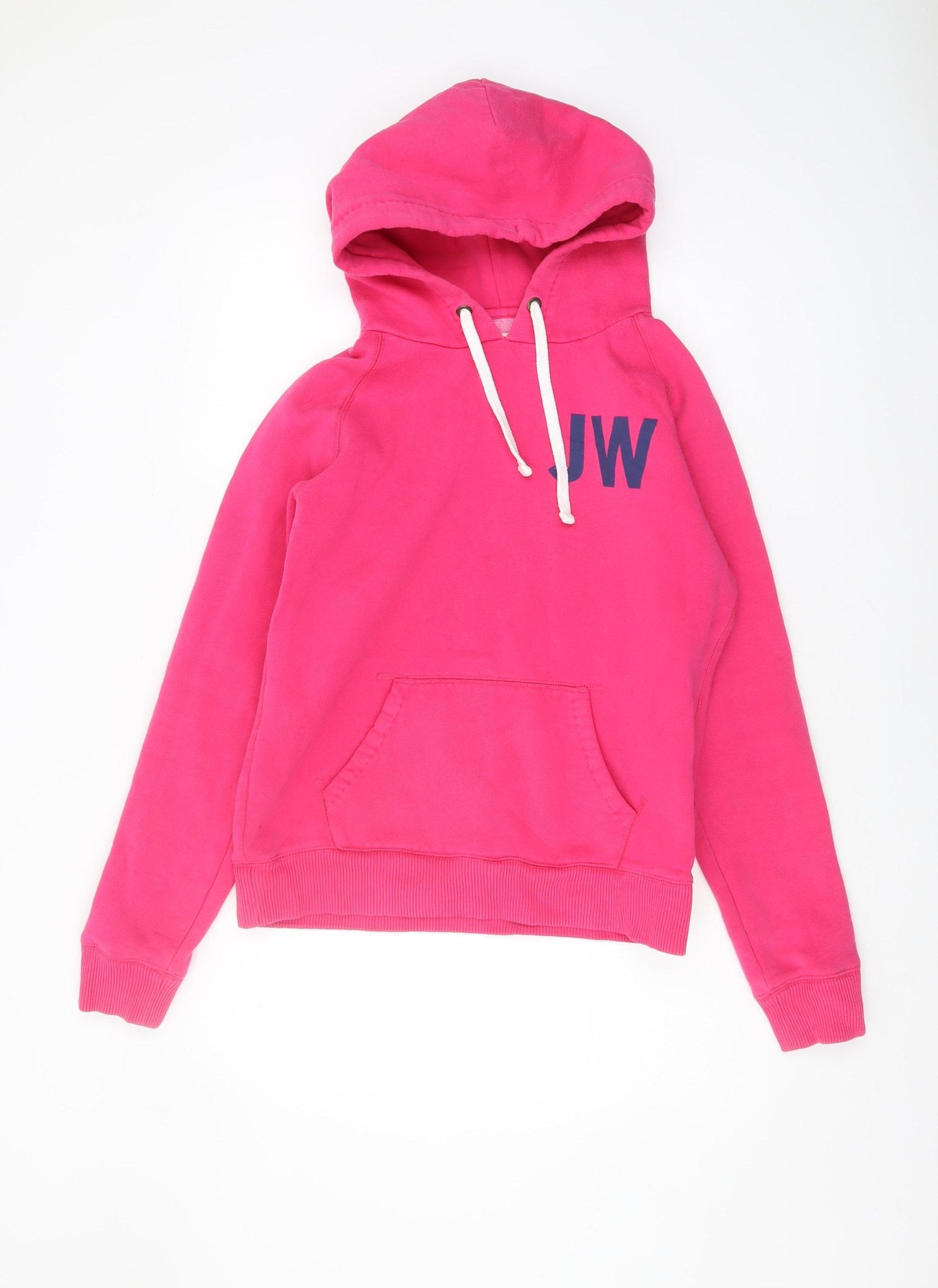 Jack Wills Women’s Pink Pullover Hoodie Size 14 with Logo