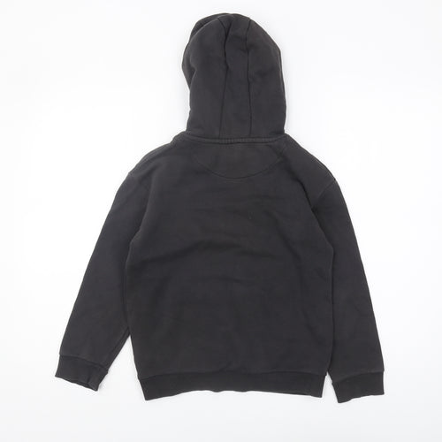 Marks and Spencer Boys Black Hoodie 9-10 Years