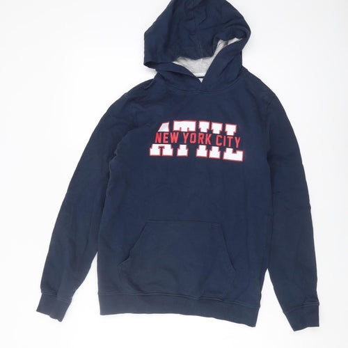 Terranova Boys Blue Pullover Hoodie Size 14+ with Logo
