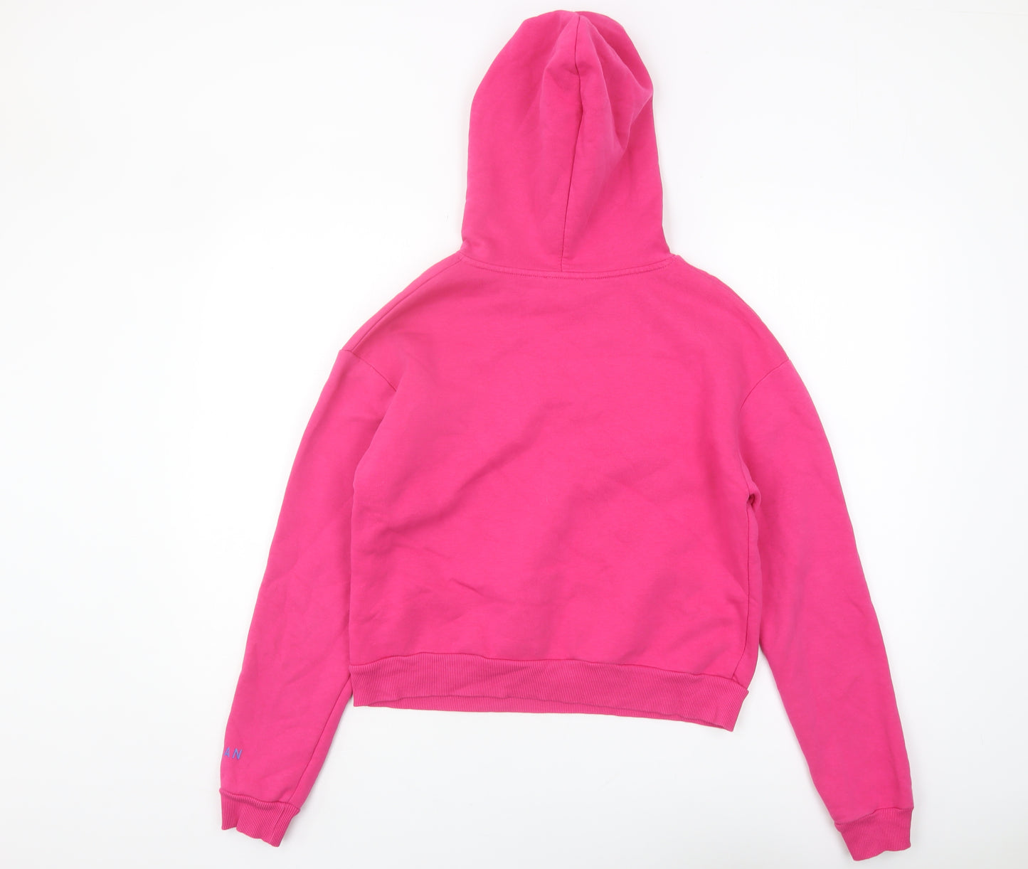 New Look Girls Pink Pullover Hoodie 14-15 Years Cotton Blend