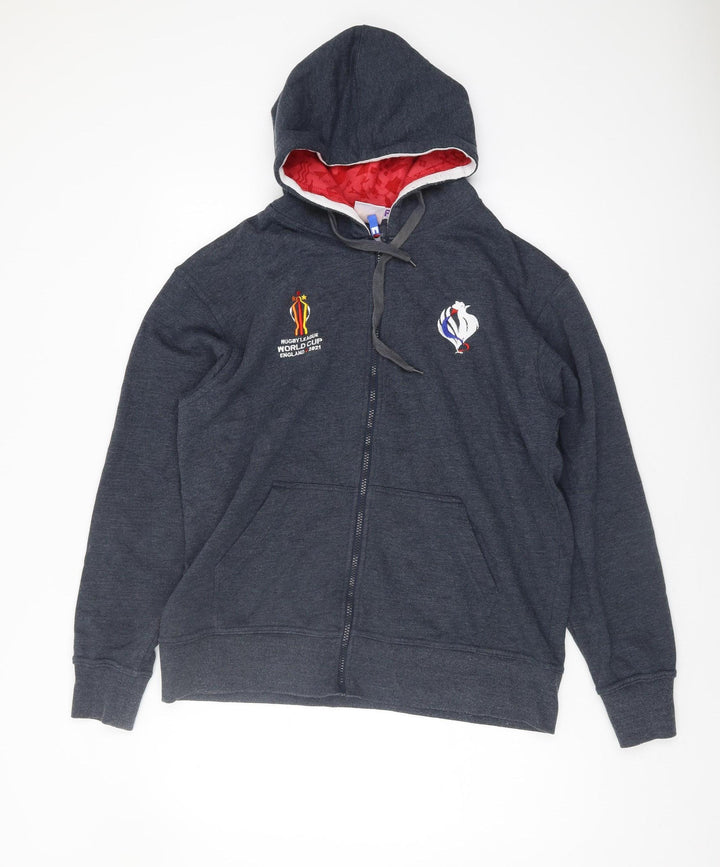 Rugby League World Cup Grey Hoodie M Unisex Full Zip