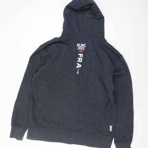 Rugby League World Cup Grey Hoodie M Unisex Full Zip