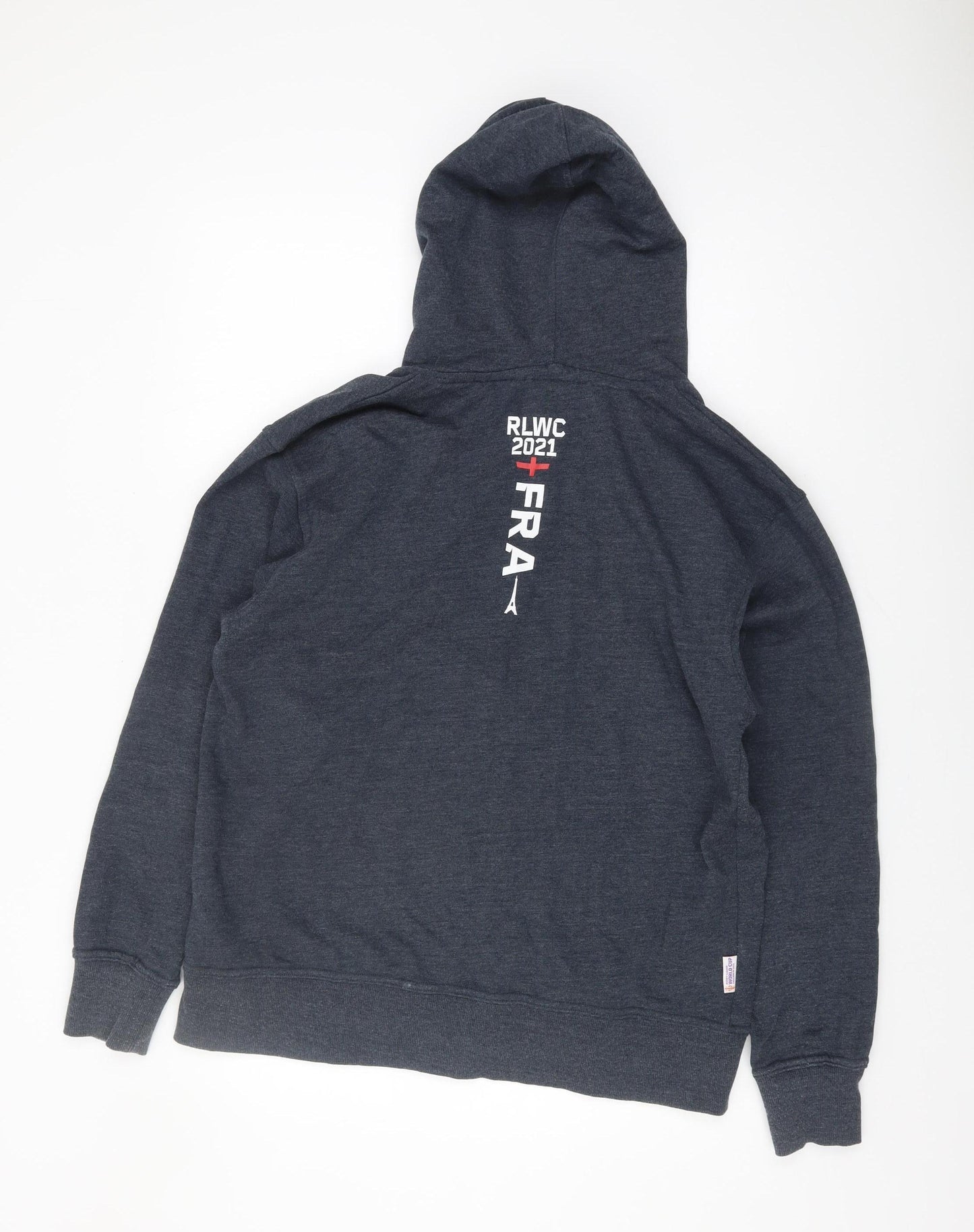 Rugby League World Cup Grey Hoodie M Unisex Full Zip