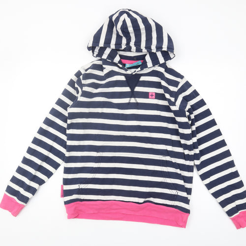 Mountain Warehouse Girls Striped Hoodie, Multi, 13 Years