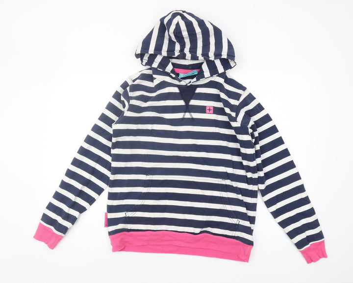 Mountain Warehouse Girls Striped Hoodie, Multi, 13 Years
