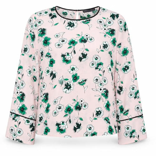 Marks and Spencer Women’s Pink Floral Blouse Size 16