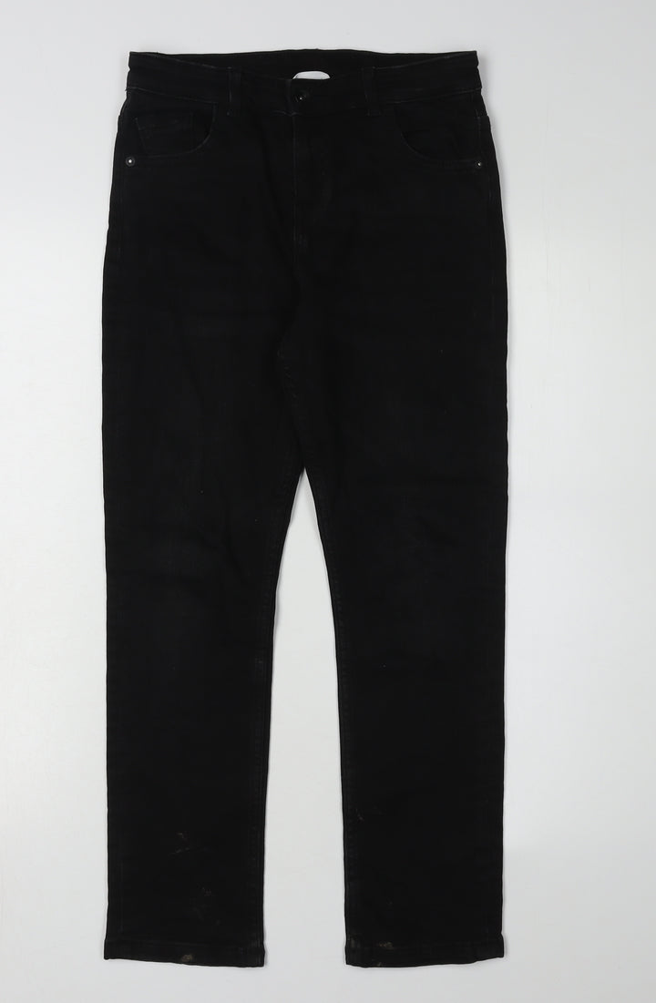 Marks and Spencer Boys Black Skinny Jeans - Size 10
