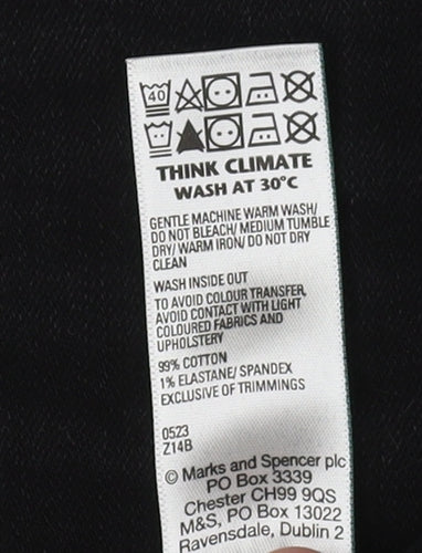 Marks and Spencer Boys Black Skinny Jeans - Size 10