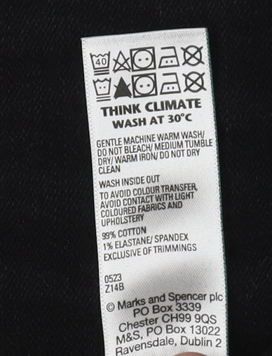 Marks and Spencer Boys Black Skinny Jeans - Size 10