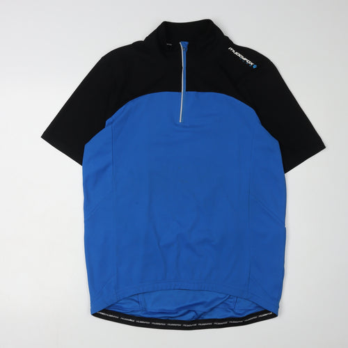 Muddyfox Men's XL Blue Cycling Jersey - Breathable & Quick Dry