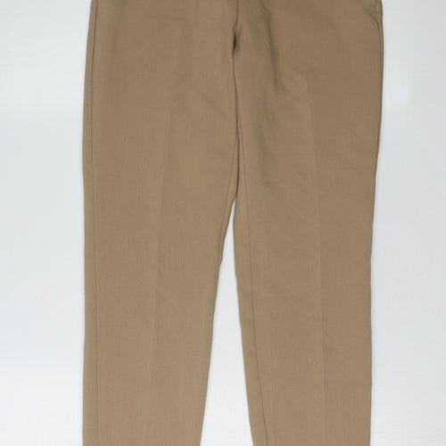 H&M Women's Beige Trousers Size 8
