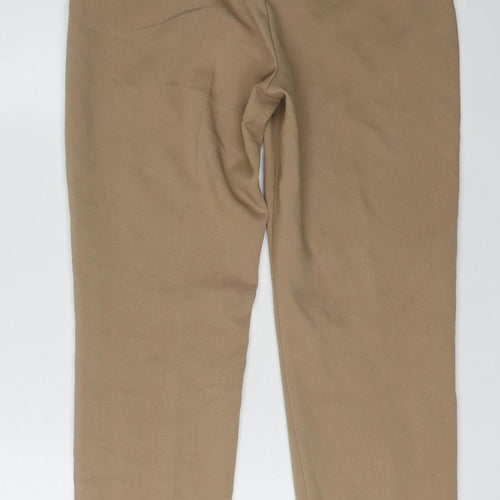 H&M Women's Beige Trousers Size 8