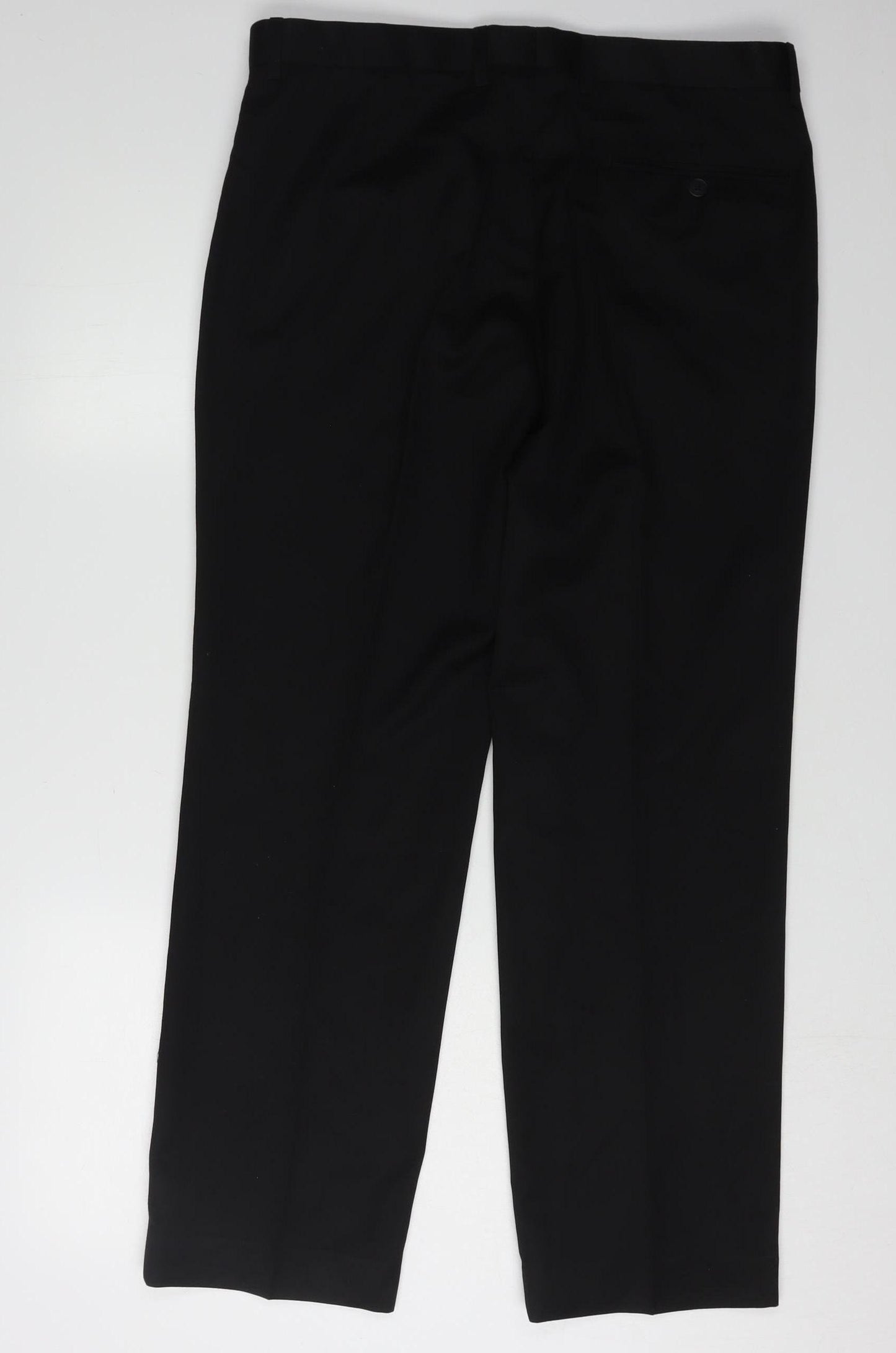 Marks and Spencer Men's Black Trousers, Size 34