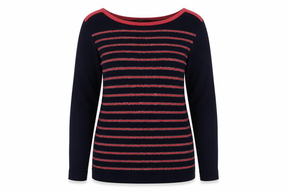 Front view of Bonmarché Women's Multicoloured jumper, size 16