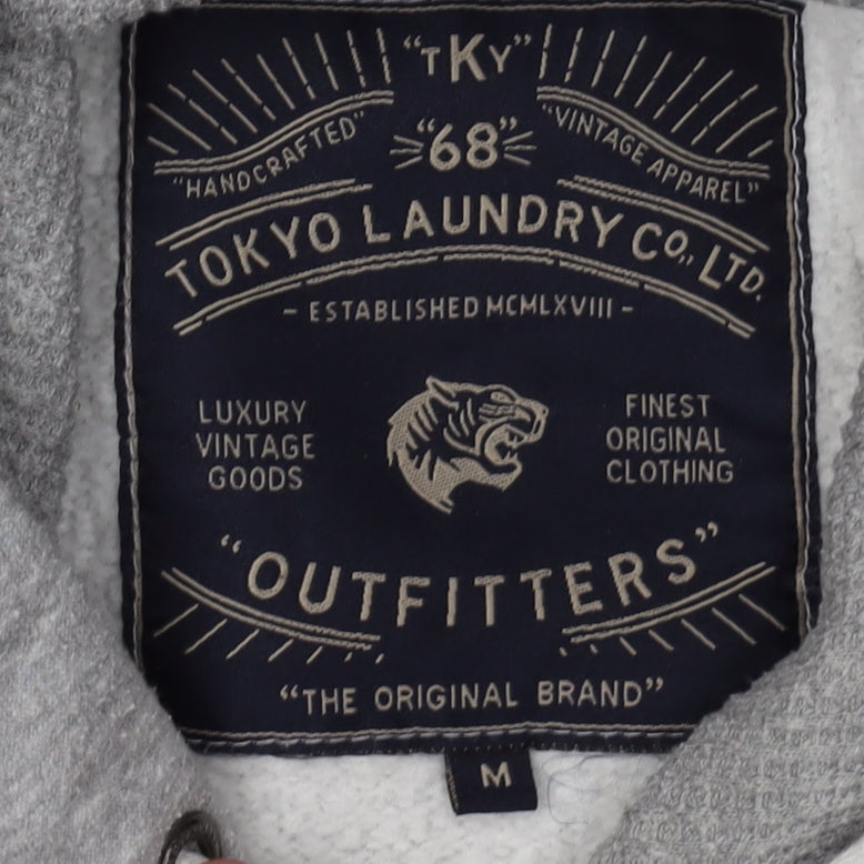 Tokyo Laundry Men's Grey Pullover Hoodie, Size M