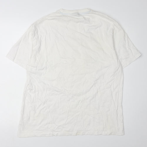 McKenzie Men's Graphic White T-Shirt Size L