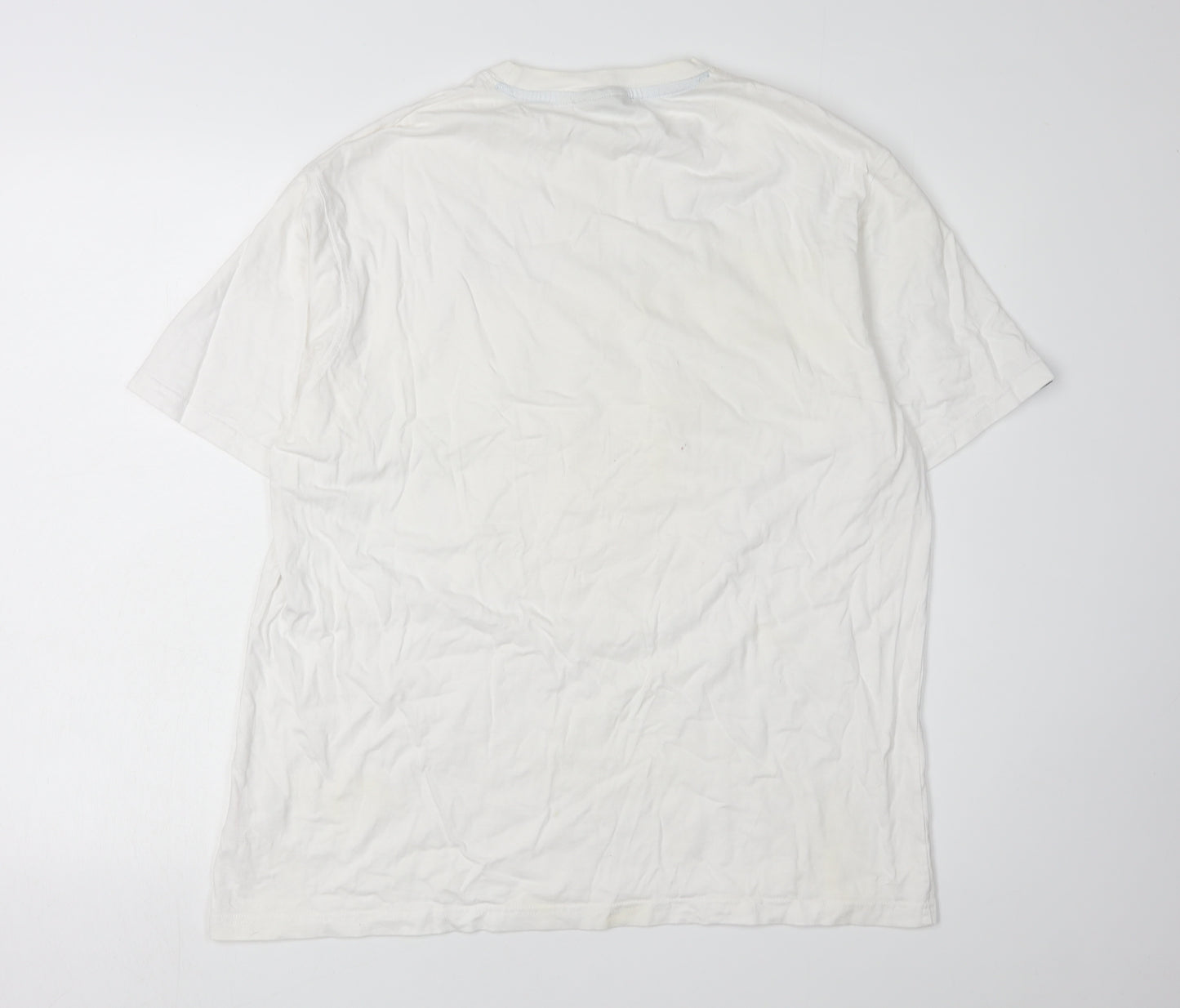 McKenzie Men's Graphic White T-Shirt Size L