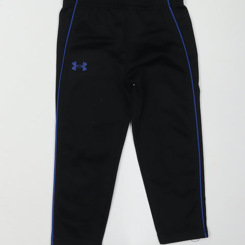 Under Armour Boys Black Jogger Trousers 2-3 Years