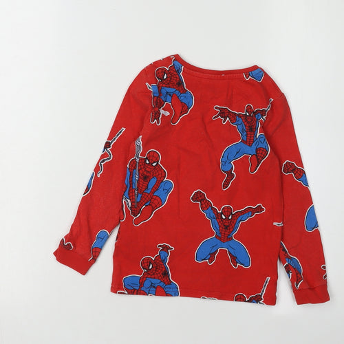 Marks and Spencer Spider-Man Boys Red Pyjama Top 3-4 Years