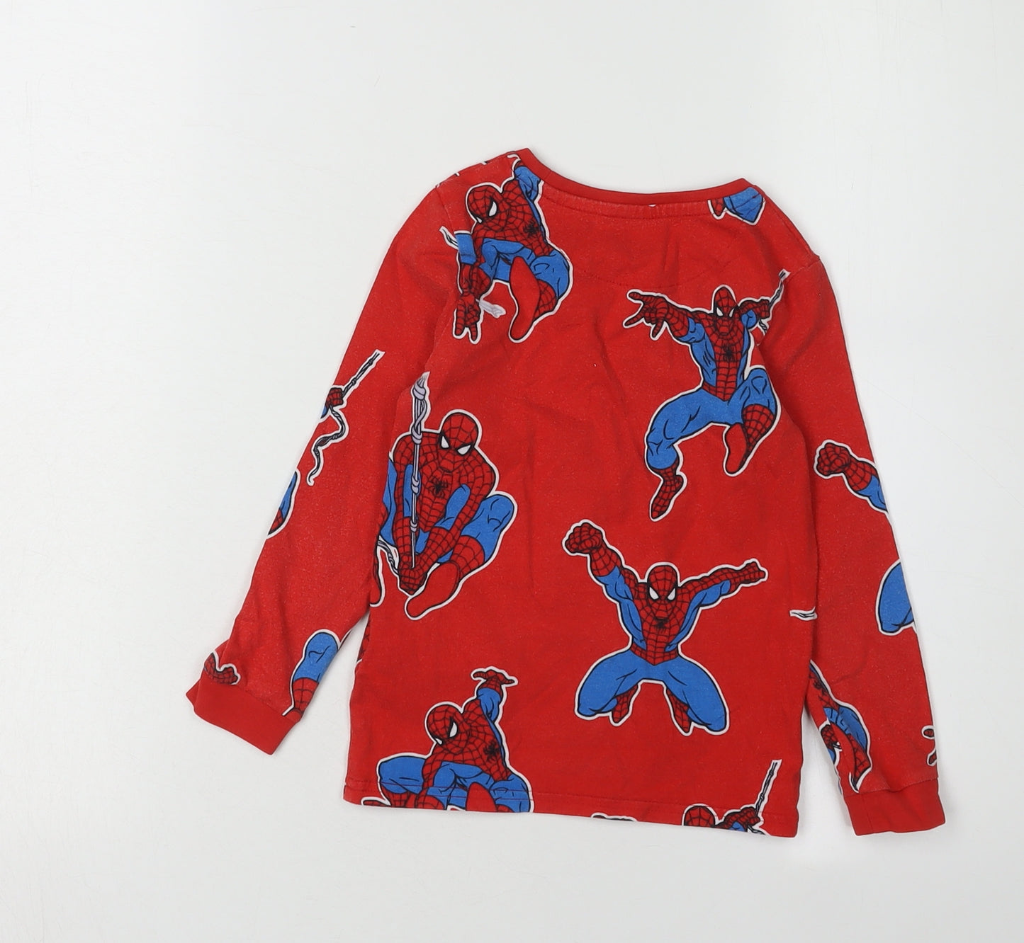 Marks and Spencer Spider-Man Boys Red Pyjama Top 3-4 Years