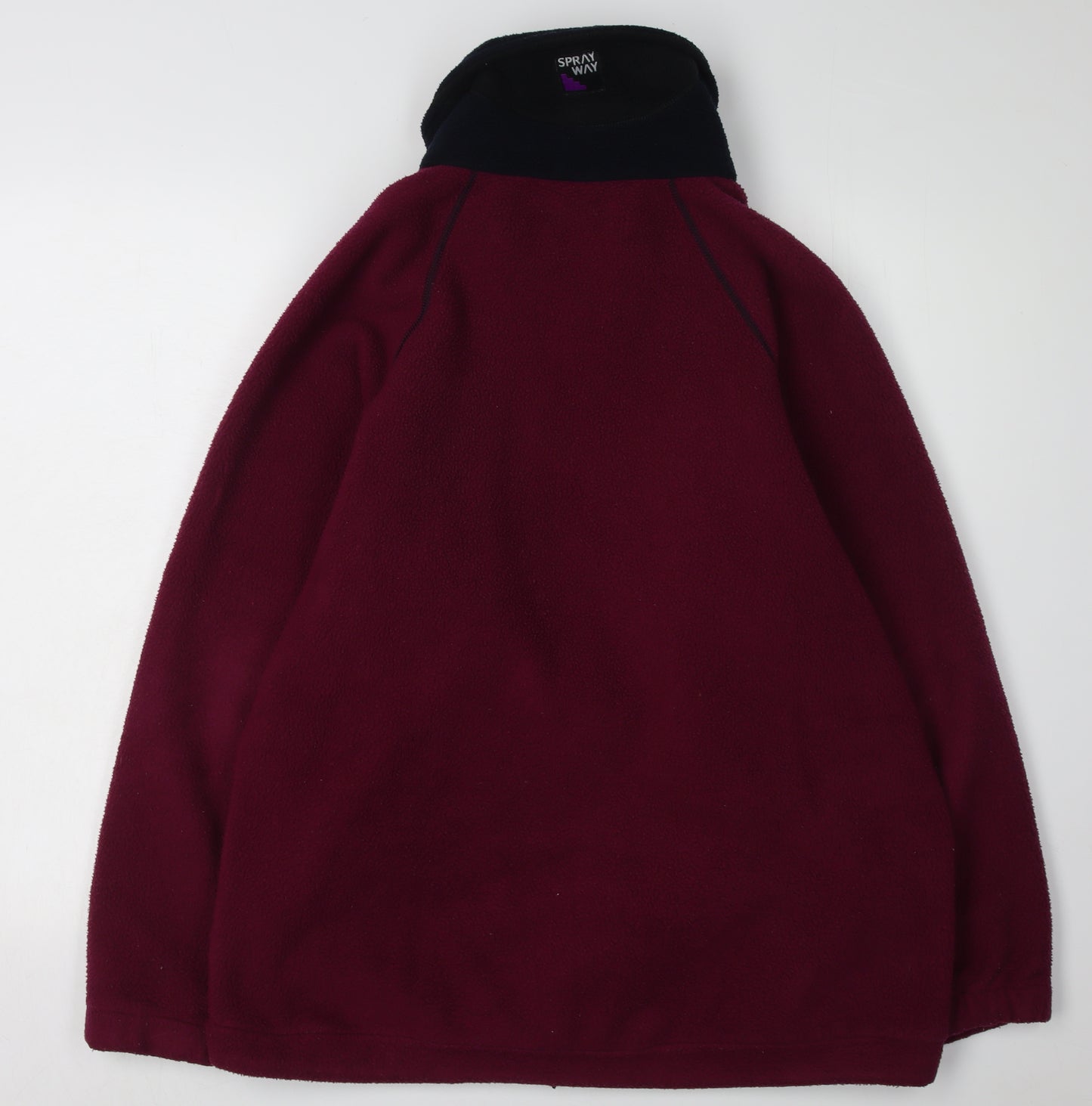 Sprayway Unisex Red Fleece Jacket L Full Zip Outdoor