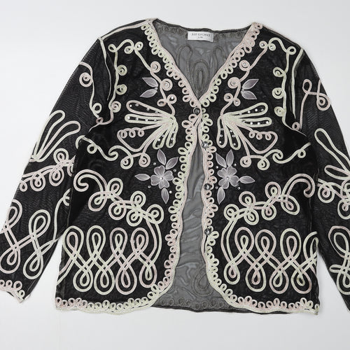 Just Elegance Women's Black Cardigan - L/XL