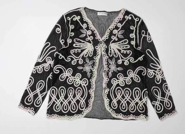 Just Elegance Women's Black Cardigan - L/XL