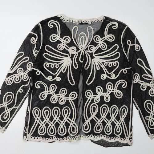 Just Elegance Women's Black Cardigan - L/XL